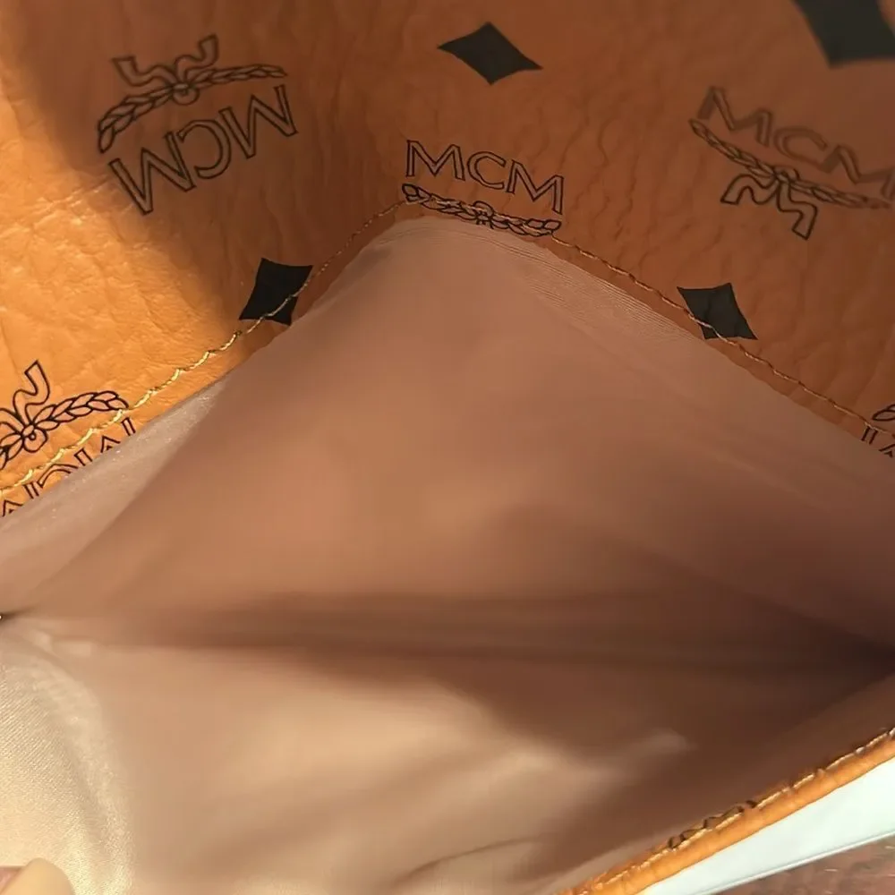 MCM Thin Envelope Clutch with Box